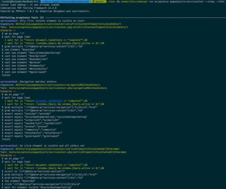 Codeception Tutorial - Automatisierte Tests für ein besseres Leben