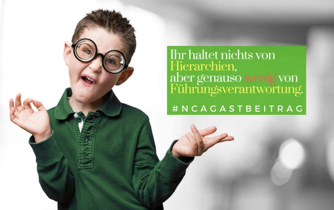 little kid joking as a nerd