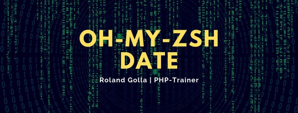 oh-my-zsh Date Timestamp