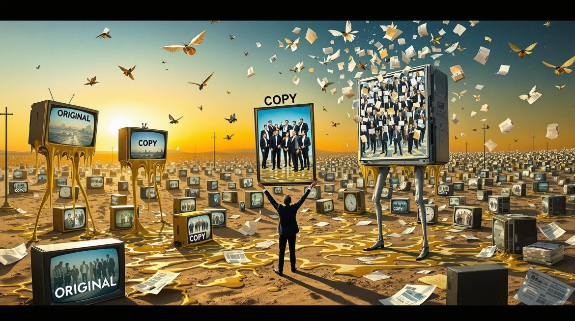 Surreales Dalí-Bild: Schmelzende Bildschirme zeigen Sixt vs. Auto-Kauf Spots Surreales Dalí-Bild: Schmelzende Bildschirme zeigen Sixt vs. Auto-Kauf Spots