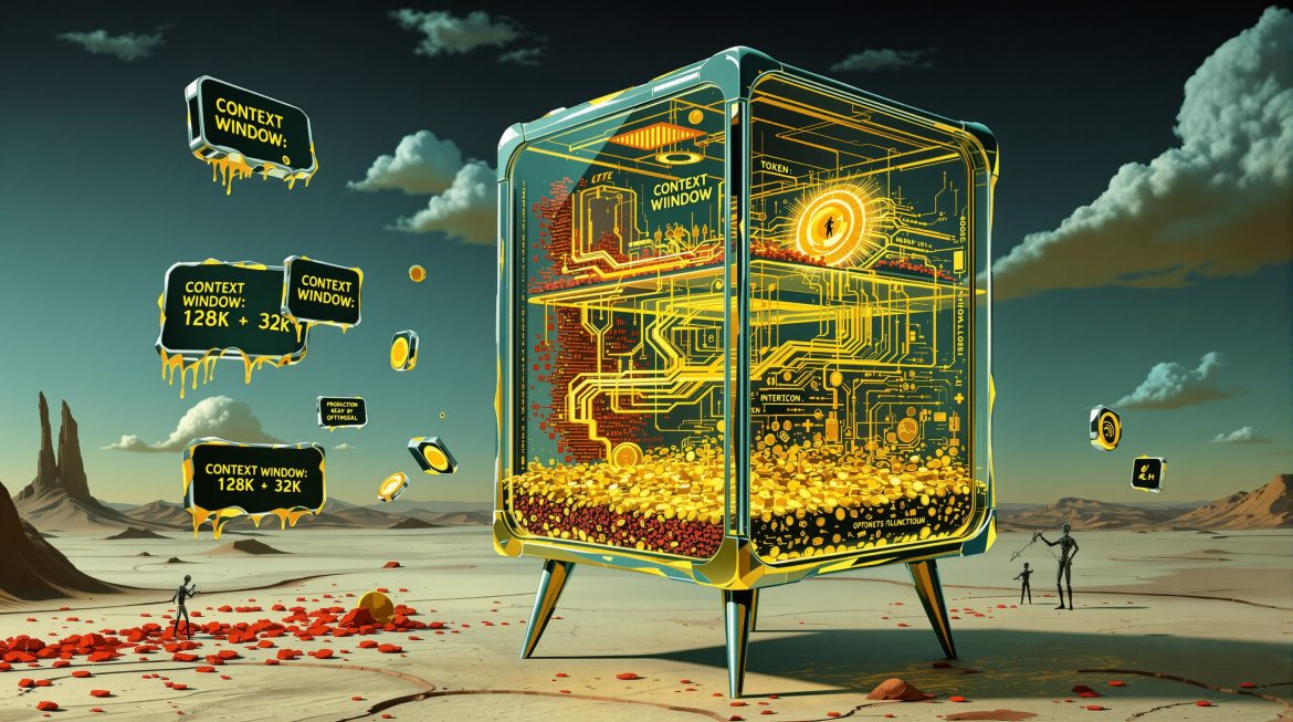 Schmelzender Server zeigt Context-Optimierung von Chaos zu Production-Ready