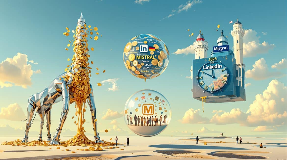 OpenAI und Mistral Türme mit LinkedIn Logo im Dalí-Stil für B2B MarketingTeilenArtefakteAlles herunterladenBlog post openai vs mistral linkedinDokument · MD Flux pro image promptDokument · MD Image metadataDokument · MD Seo metadataDokument · MD ProjektinhaltBlog PostVon dir erstelltFüge PDFs, Dokumente oder andere Texte hinzu, um sie in diesem Projekt als Referenz zu verwenden. OpenAI und Mistral Türme mit LinkedIn Logo im Dalí-Stil für B2B MarketingTeilenArtefakteAlles herunterladenBlog post openai vs mistral linkedinDokument · MD Flux pro image promptDokument · MD Image metadataDokument · MD Seo metadataDokument · MD ProjektinhaltBlog PostVon dir erstelltFüge PDFs, Dokumente oder andere Texte hinzu, um sie in diesem Projekt als Referenz zu verwenden.