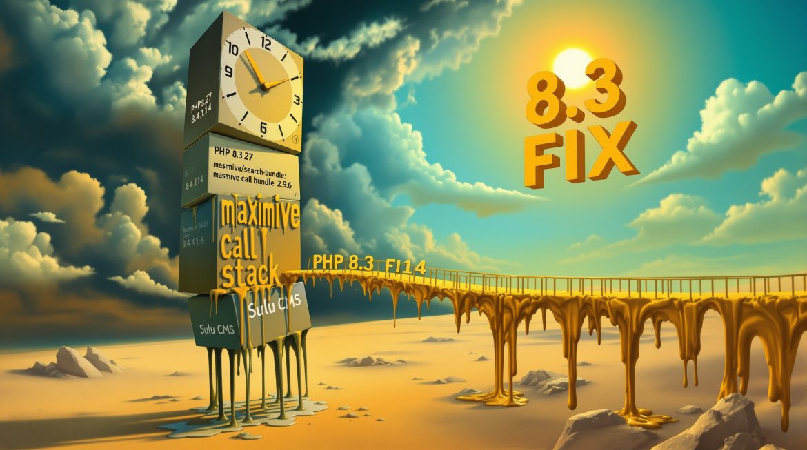 Schmelzender Code-Turm wird durch Bundle-Update zur stabilen Sulu CMS Plattform