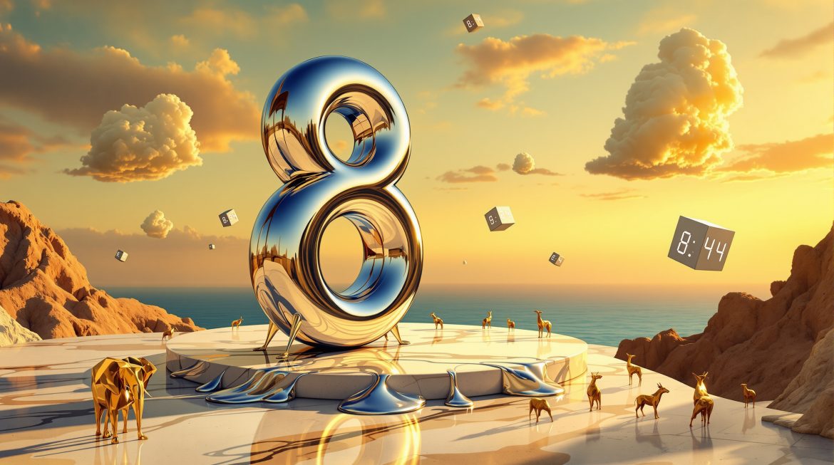 Surreales Kunstwerk: Schmelzende Zahl 8 symbolisiert Symfony 8 mit PHP FeaturesTeilenArtefakteAlles herunterladenSymfony 8 image metadataDokument · MD Symfony 8 flux pro promptDokument · MD Symfony 8 seo metadataDokument · MD Symfony 8 release blog postDokument · MD ProjektinhaltBlog PostVon dir erstelltFüge PDFs, Dokumente oder andere Texte hinzu, um sie in diesem Projekt als Referenz zu verwenden.